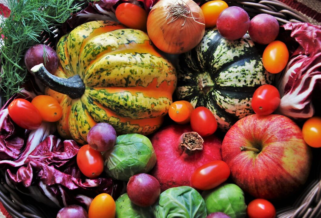 Le régime alimentaire des personnes de type sanguin II doit être basé sur des légumes et des fruits. 